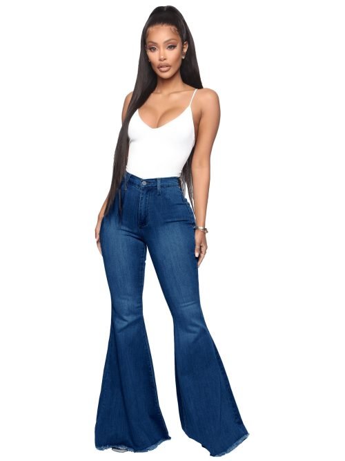 BASICS High-waisted High Stretchy Flared Jeans