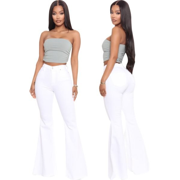 BASICS High-waisted High Stretchy Flared Jeans
