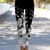 Casual Butterfly Floral Leggings