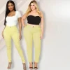 HIGH-RISE STRETCH PLUS SIZE JEANS