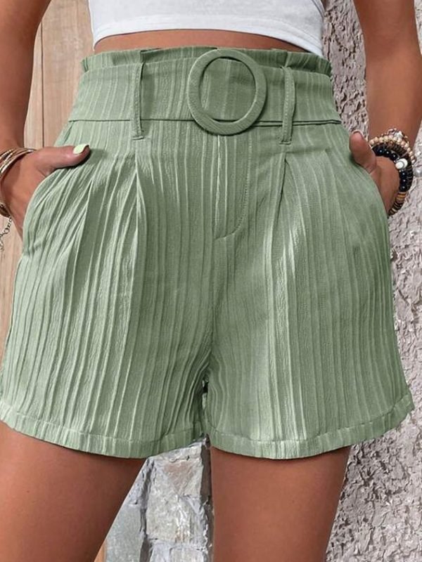 Plain Casual Loose Shorts