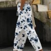 Floral Casual Loose Pants