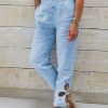 Women's Pants Trousers Faux Linen Black White Blue Fashion Casual Weekend Side Pockets Full Length Comfort Plain S M L XL 2XL