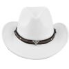 Metal Bull Skull Cowboy Hat