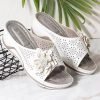 Women's Wedge Heel Fish Mouth Cutout Flower Casual Sandals