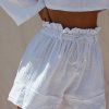 Women's Wide Leg Shorts Faux Linen White Red Blue Fashion Casual Daily Wide Leg Short Comfort Plain S M L XL 2XL