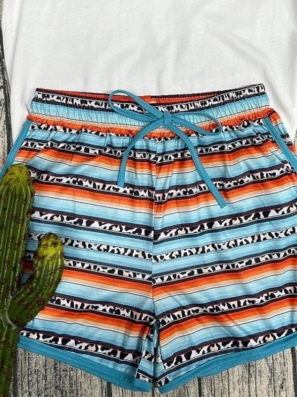 Women's Wide Leg Shorts Casual Shorts Black White Yellow Beach Wear Casual Holiday Vacation Weekend Side Pockets Print Micro-elastic Short Comfort Graphic S M L XL 2XL